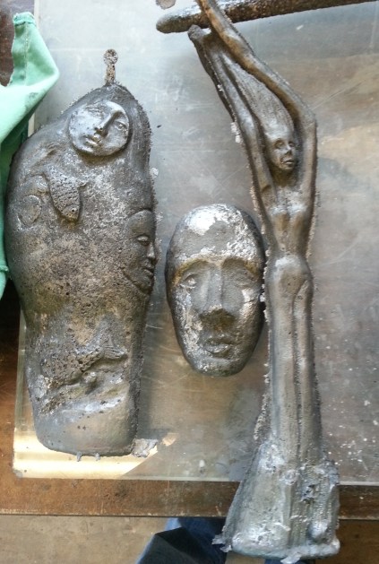 Cast from recycled Detroit iron